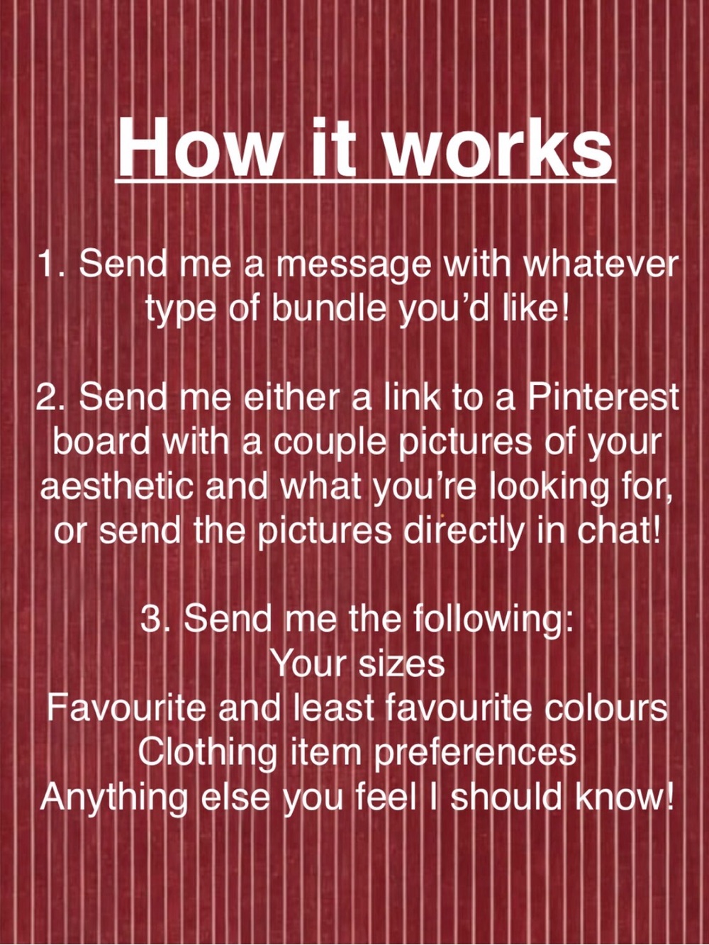 Personalized Style Bundle!! - Picture 3 of 5